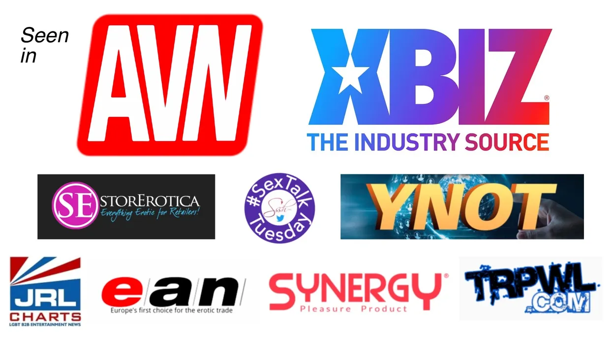 Logos from Adult Publication and Media Outlets