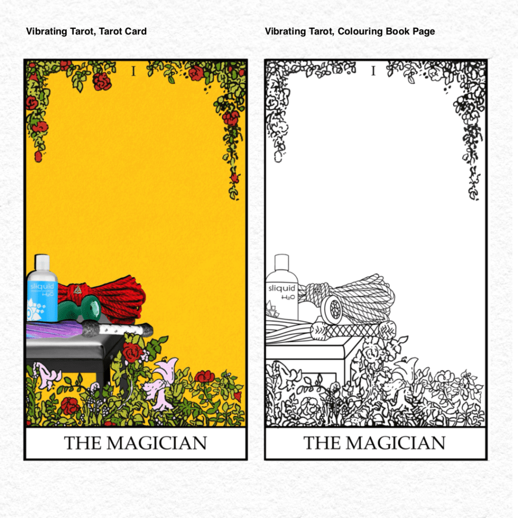 Vibrating Tarot . 01 The Magician