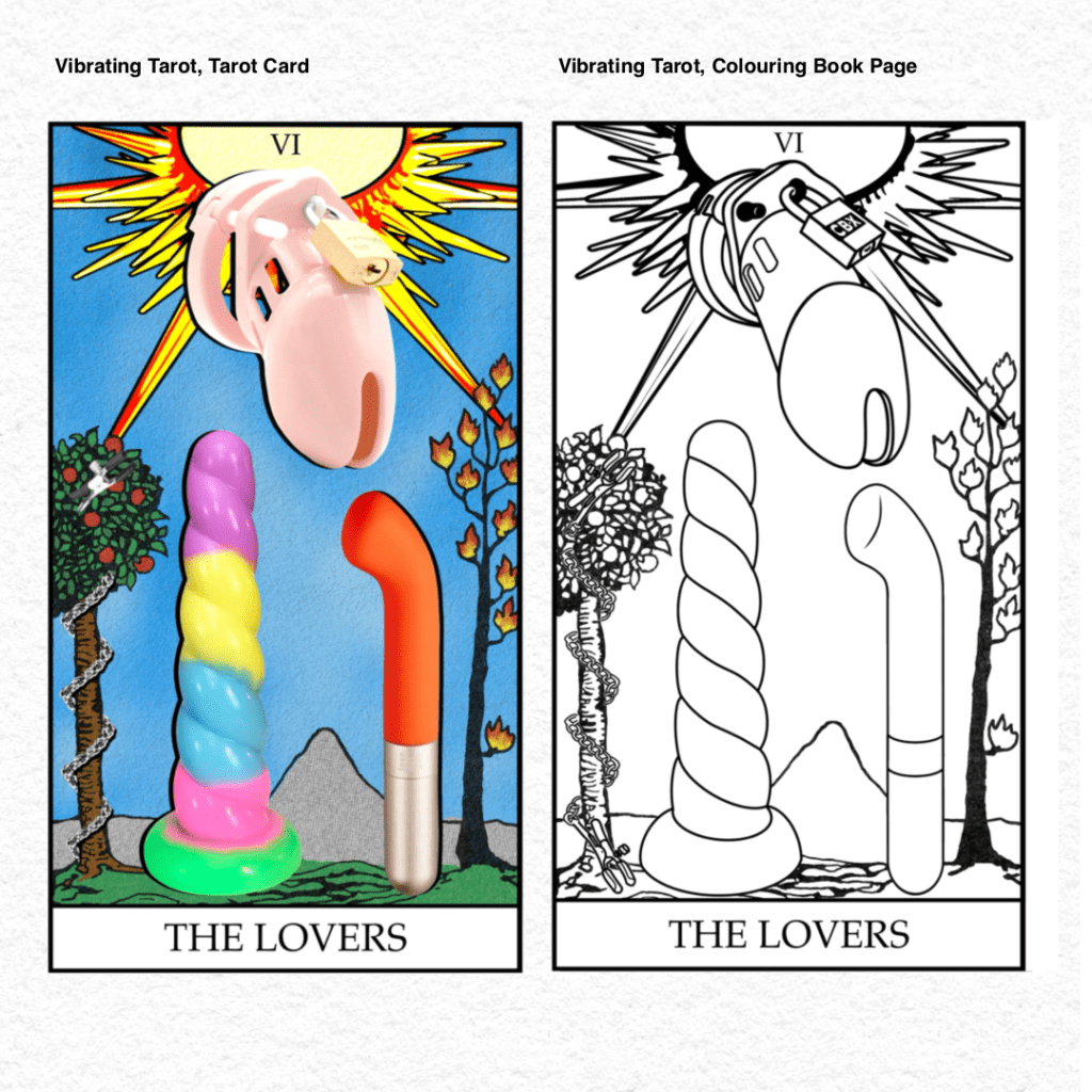 Vibrating Tarot . 06 The Lovers X