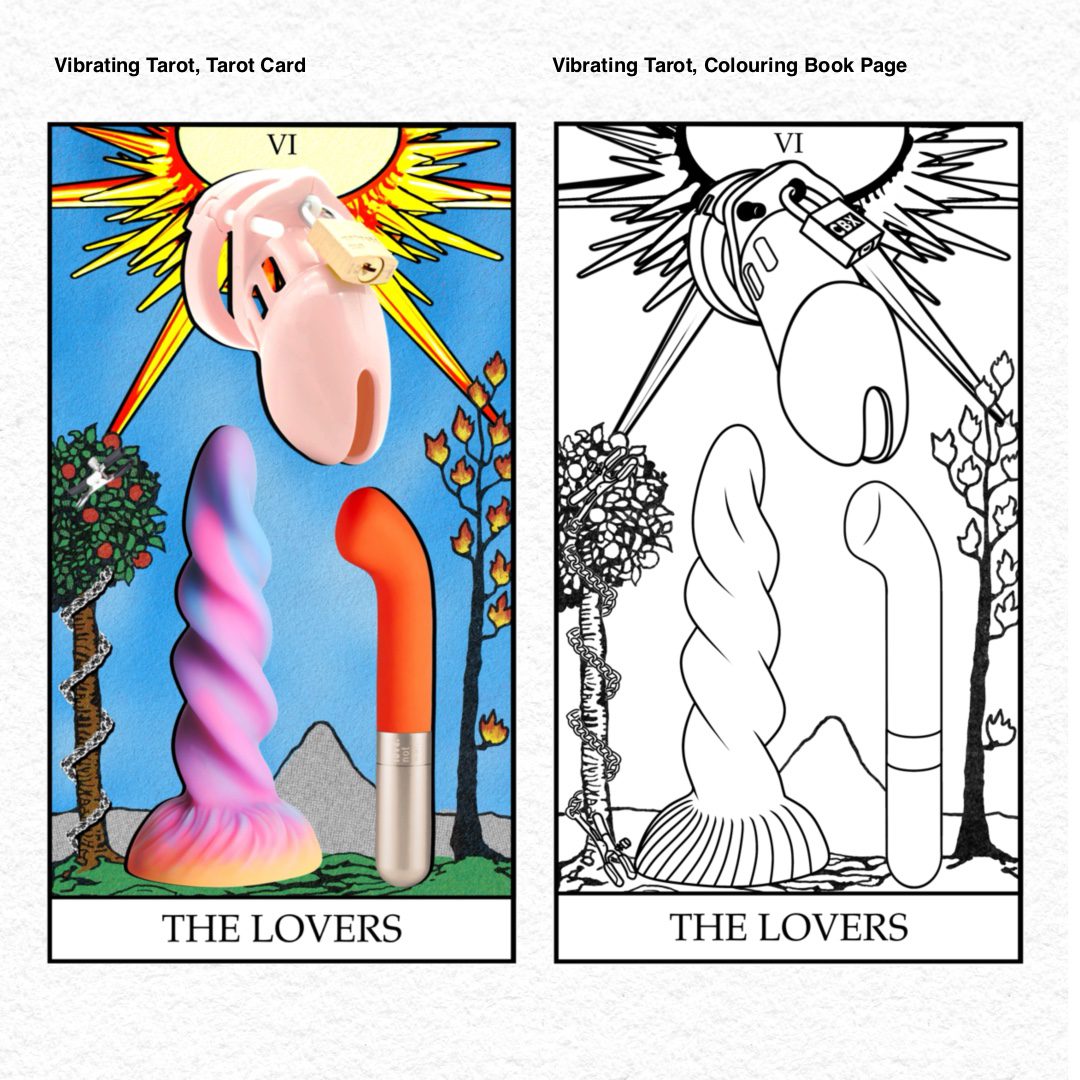 Vibrating Tarot . 06 The Lovers X