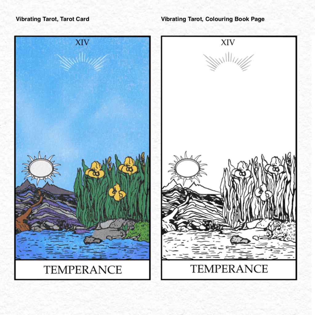 Vibrating Tarot . 14 Temperance