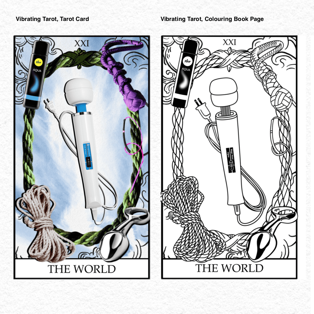 Vibrating Tarot . 21 The World