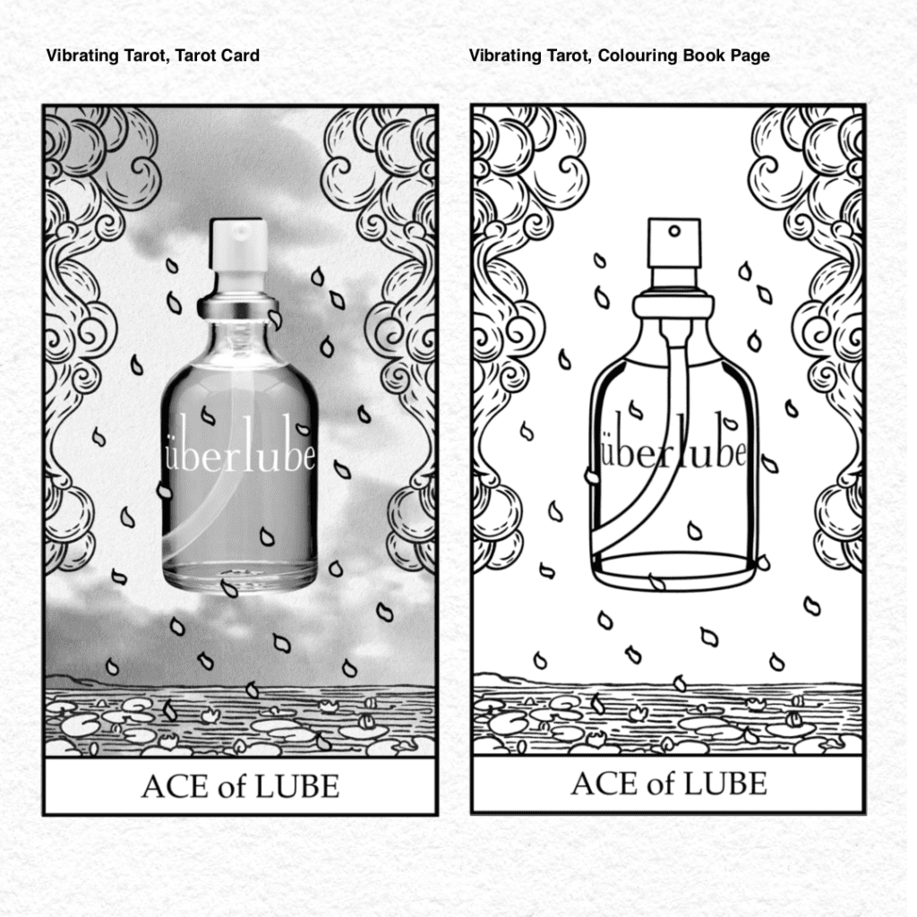 Vibrating Tarot . 36 Ace of Lube