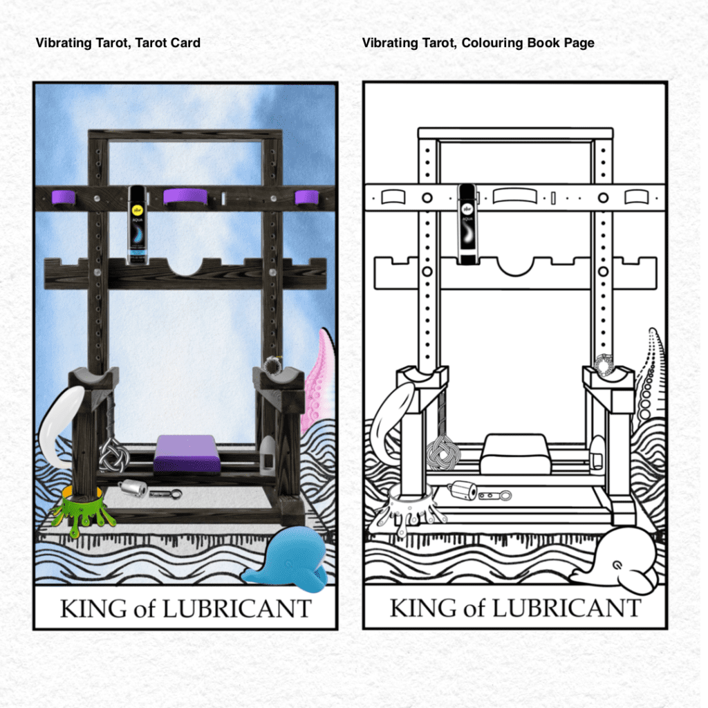 Vibrating Tarot . 49 King of Lube