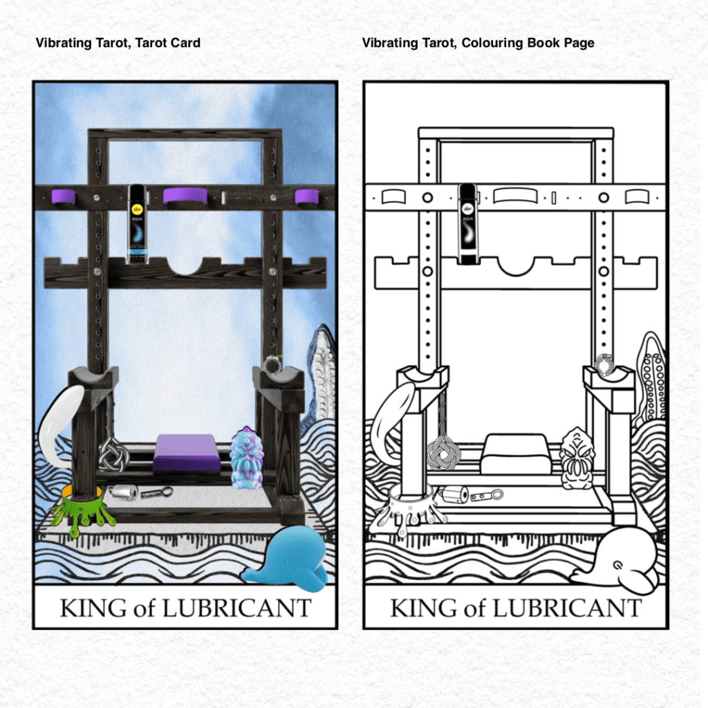 Vibrating Tarot . 49 King of Lube