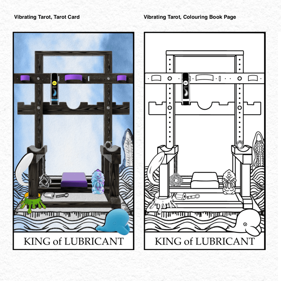 Vibrating Tarot . 49 King of Lube