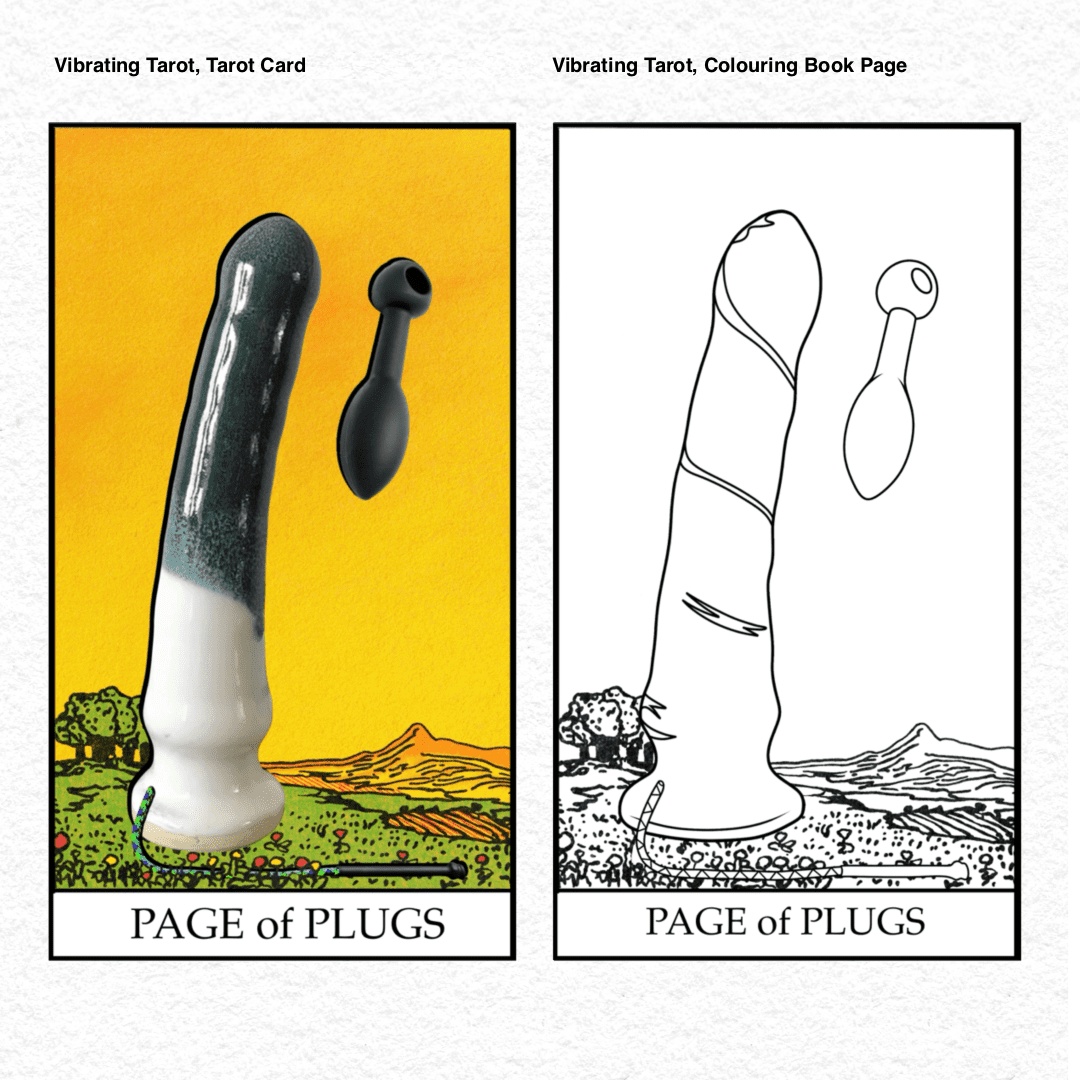 Vibrating Tarot . 74 Page of Plugs