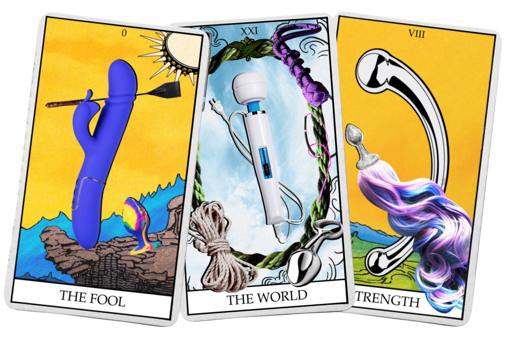 Vibrating Tarot three card spread