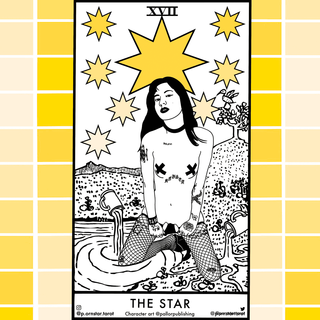 Porn Star Tarot by Pallor Publishing Process Work 2024 04