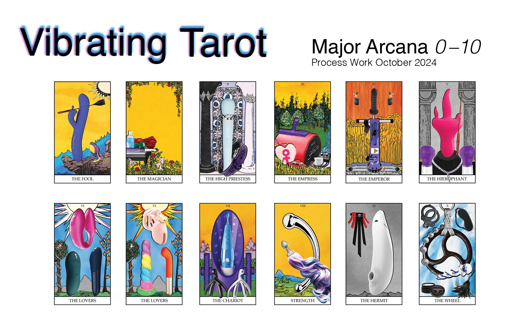 Vibrating Tarot . Full Major Arcana 1/2