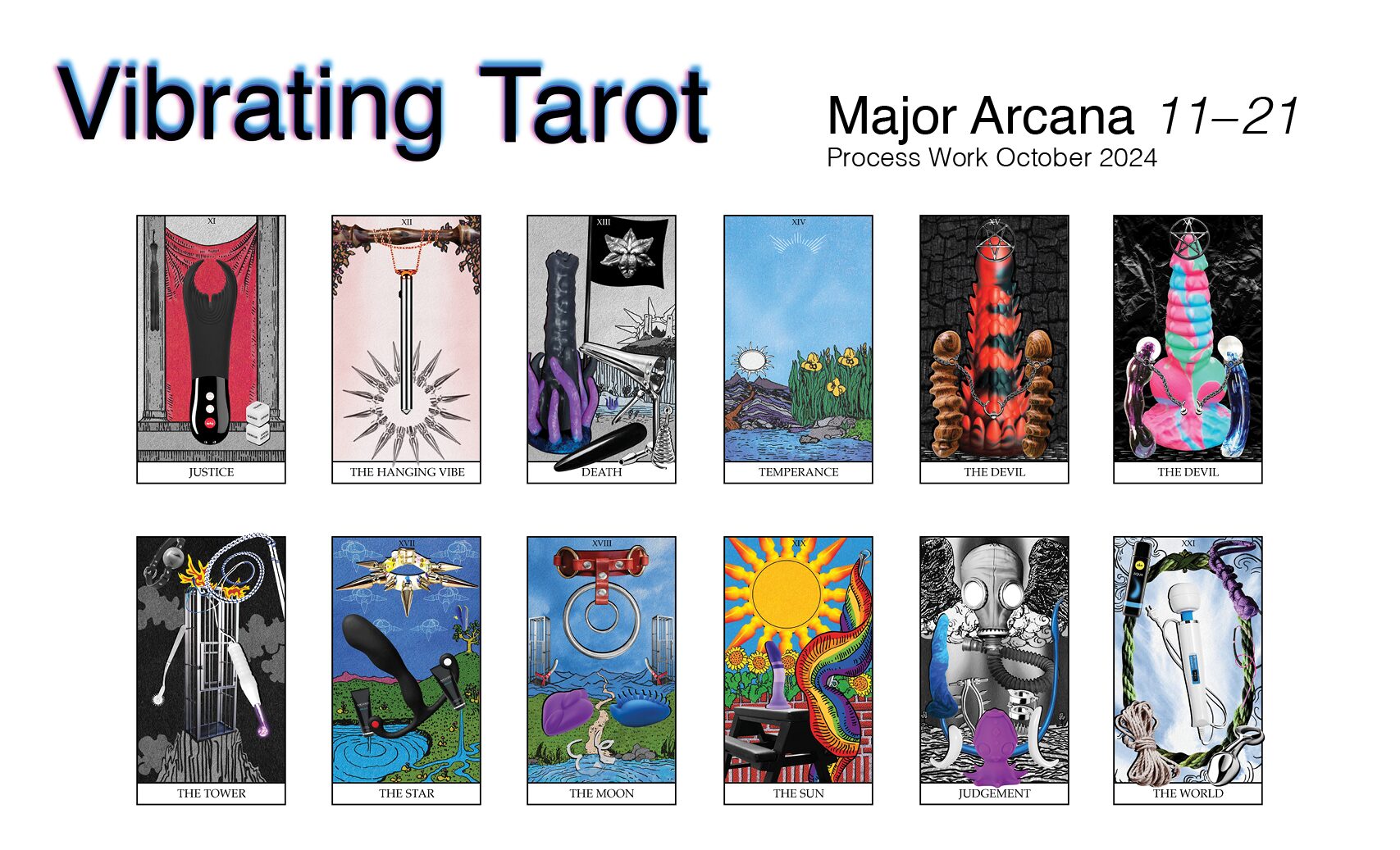 Vibrating Tarot . Full Major Arcana 2/2