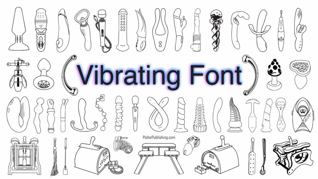 Vibrating Font Type Specimen